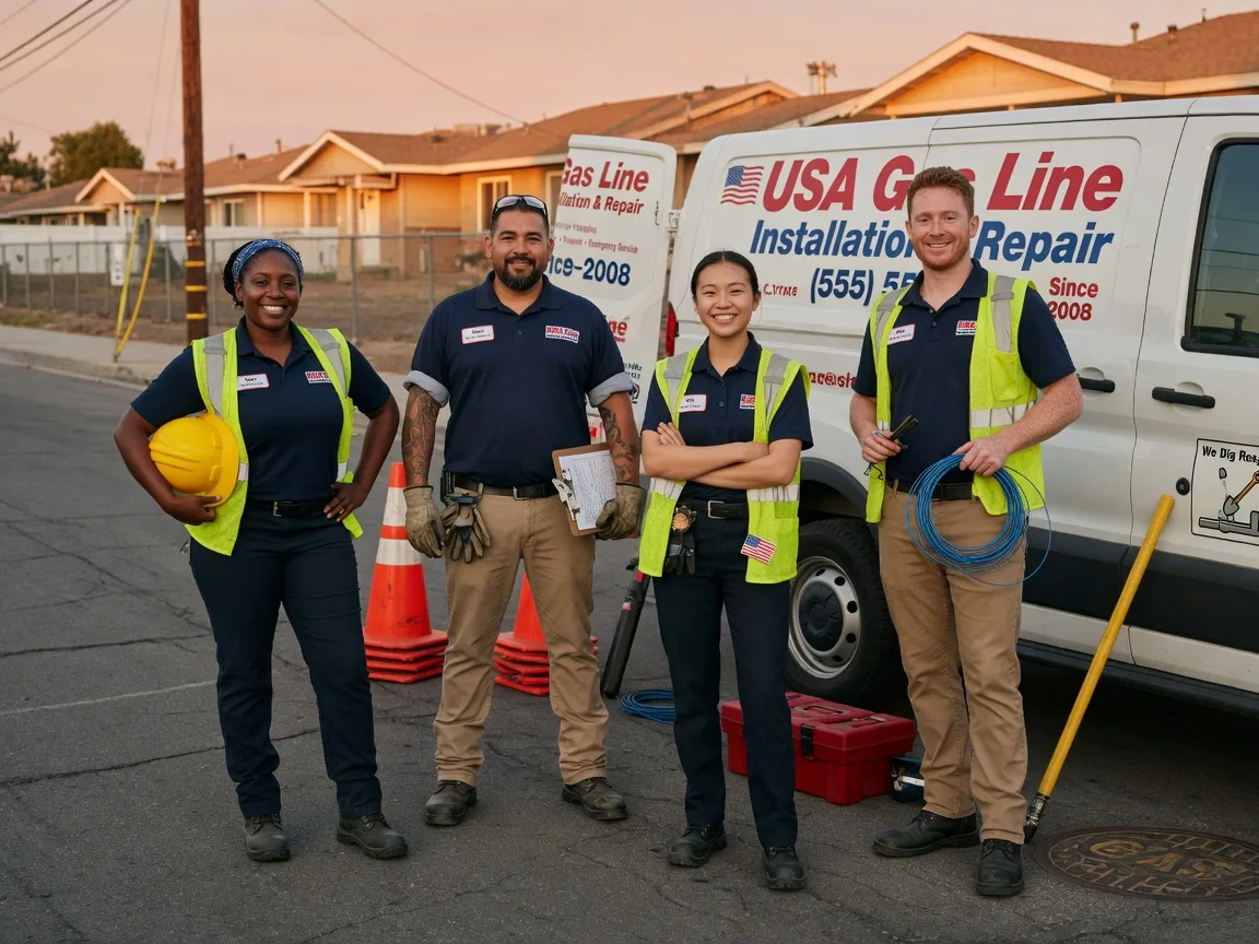 Gas Line Installation company in Somerset, TX